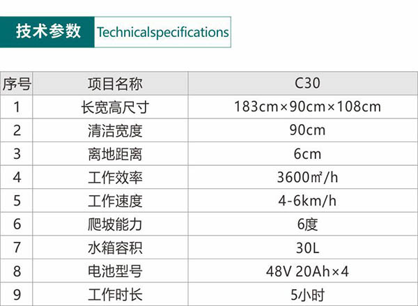 电动民勤尘推车C30